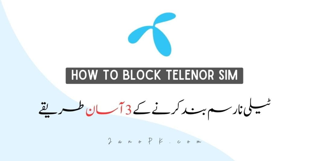 telenor sim block number