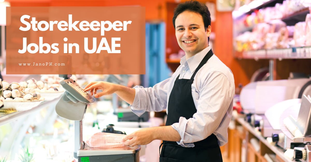 Storekeeper Jobs in UAE