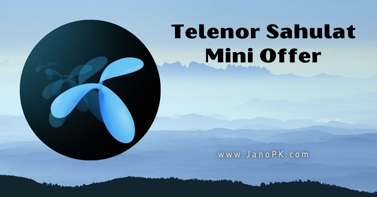 Telenor Sahulat Mini Offer